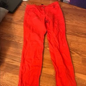 Red pants